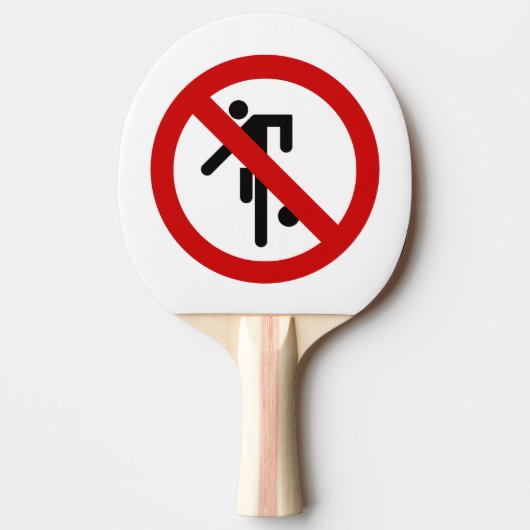 NO球技⚠タイパークサイン⚠ 卓球ラケット (正面)