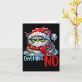 No皮肉なクリスマスCおもしろいを駆け抜ける カード (黄色い花)