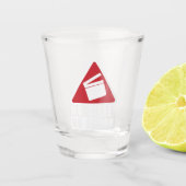 No石板No Action - おもしろい Camera Team ショットグラス (正面)