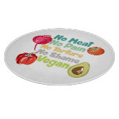 No肉Noペインビーガンことわざ カッティングボード (角)