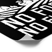 No農家No食べ物No将来ライフトラクター ポスター (角)