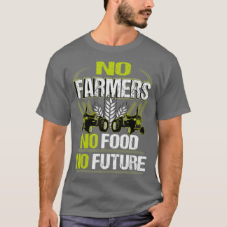 No農家No Food No Future農家抗議 Tシャツ