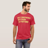No農家No Food No Future農業 Tシャツ (正面フル)