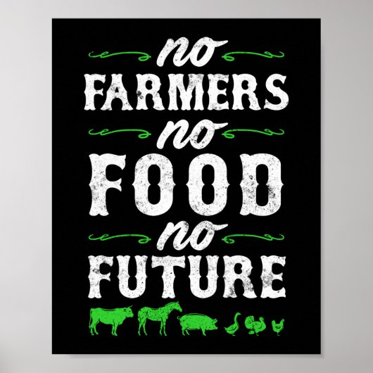 No農家No Food No Future Life Agriculture ポスター (正面)
