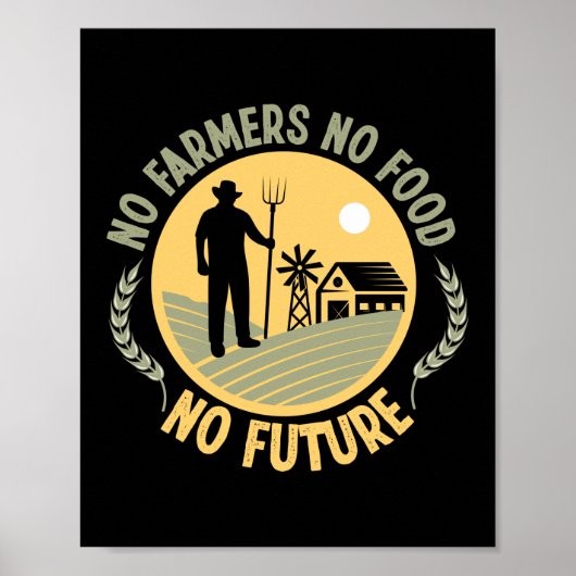 No農家No Food No Future Life Agriculture ポスター (正面)