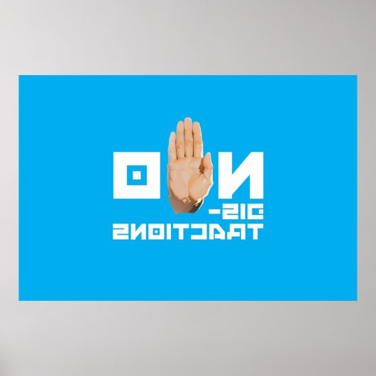 NO雑音クール!鏡で読み取り ポスター (正面)