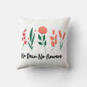 No雨No花野花フローラ植物自然 クッション (裏面)