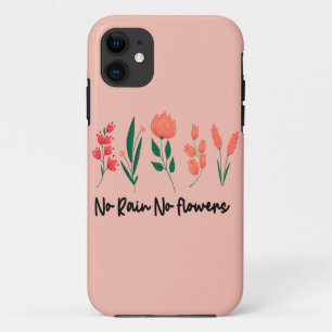 No雨No花野花フローラ植物自然 iPhone 11 ケース