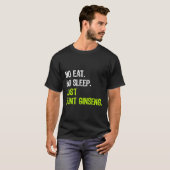 No食べ Sleep Just狩りGinsengリピート狩りギフト Tシャツ (正面フル)