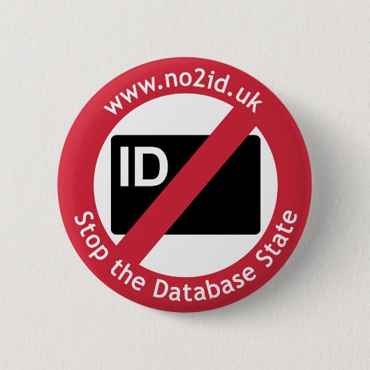 NO2ID Button Badge 缶バッジ (正面)