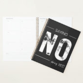 「NO」と言って「YES」とやる！皮肉なユーモアデザイン プランナー手帳 (ディスプレー)