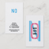 No!タイポグラフィよくはしゃぐ 名刺 (正面/裏面)