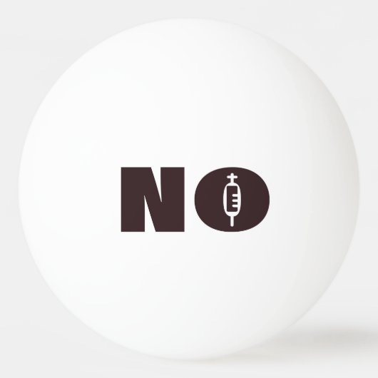 "NO"ピンポンボール 卓球ボール (正面)