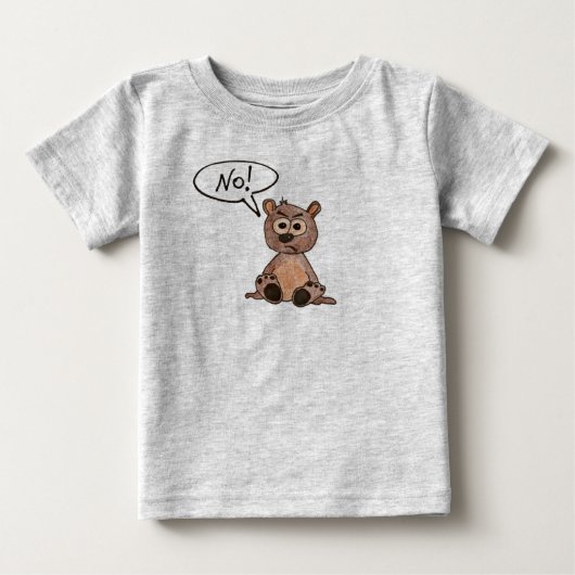 No!ベア ベビーTシャツ (正面)
