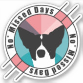 No 恋しく思 日円デザイン シール (正面)