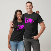 No 素晴らし Love shirt PINK – 女性、子供の最小 Tシャツ (ユニセックス)