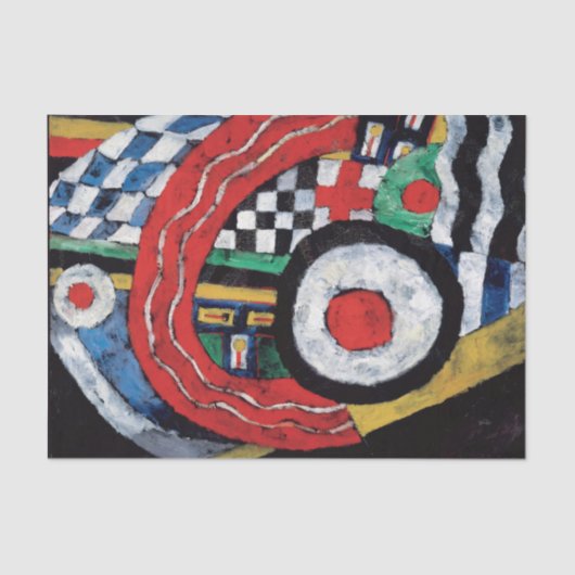 No 絵画 46 by Marsden Hartley 薄葉紙 (正面)