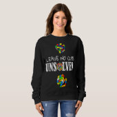 No 離れ Cube Unresolved Speed Cubing Math Raglan スウェットシャツ (正面フル)