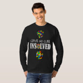 No 離れ Cube Unresolved Speed Cubing Math Raglan Tシャツ (正面フル)