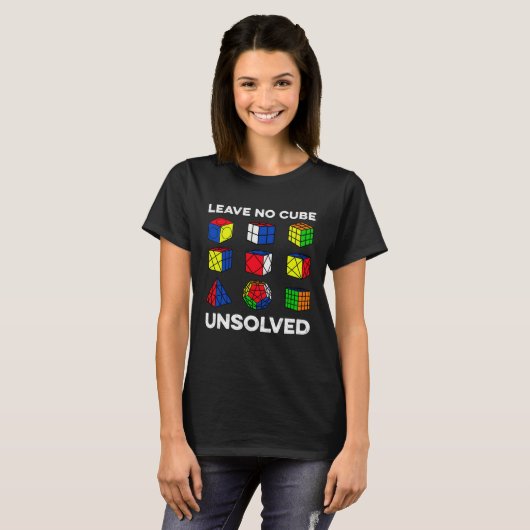 No 離れ Cubes Unresolved Speedcubing Speedsolving C Tシャツ (正面フル)