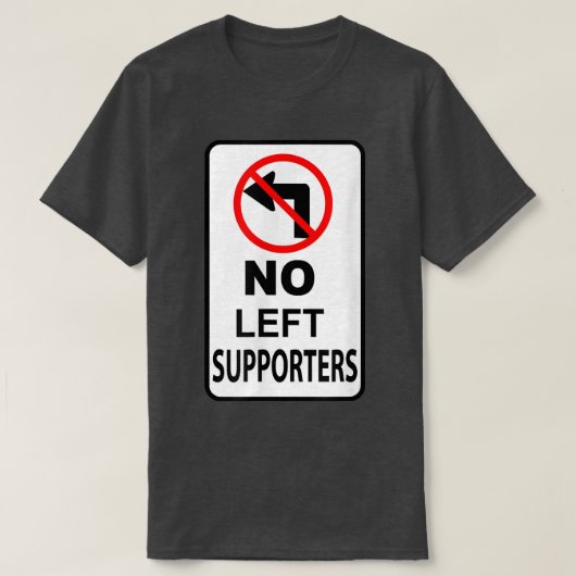 No 離れ Support Signクラシック Conservati Tシャツ (デザイン正面)