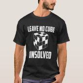 No 離れCube Unresolved Speed Cubing Cuber Cube Tシャツ (正面)