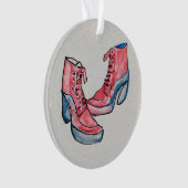 No 01、手スケッチの靴おもしろいコレクション オーナメント (正面)