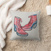 No 01、手スケッチの靴おもしろいコレクション クッション (ブランケット)