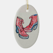 No 01、手スケッチの靴おもしろいコレクション セラミックオーナメント (右)