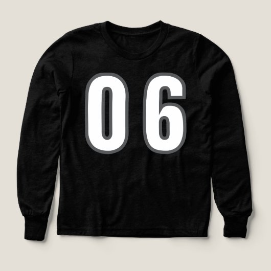 No. 06 Kids Stylish Numeric Statement Art (デザイン正面)