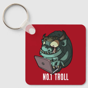No.1ノートパソコンアニメのTrollインターネットロール キーホルダー