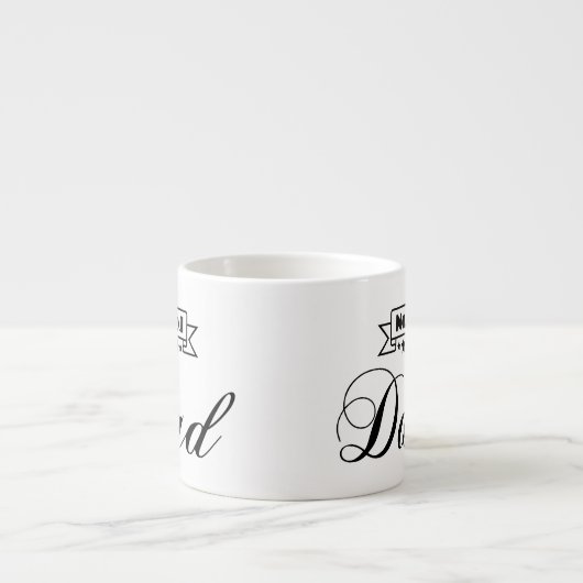 No.1パパのエスプレッソのマグ-父の日のギフト エスプレッソカップ (正面)