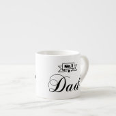 No.1パパのエスプレッソのマグ-父の日のギフト エスプレッソカップ (正面右)