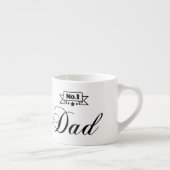 No.1パパのエスプレッソのマグ-父の日のギフト エスプレッソカップ (右)