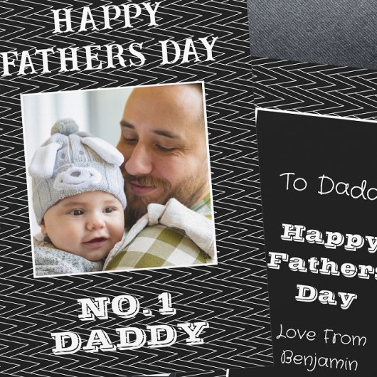No 1パパ名とフォトファーザーの日 シーズンカード