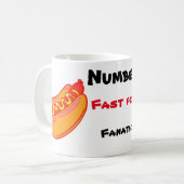 No.1ファストフードファナティック コーヒーマグカップ (正面左)