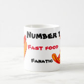 No.1ファストフードファナティック コーヒーマグカップ (中央)