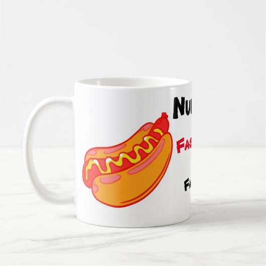 No.1ファストフードファナティック コーヒーマグカップ (左)