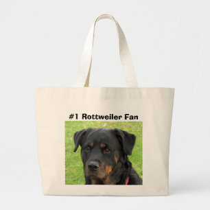 No.1ロットワイラーファンジャンボトートバッグ ラージトートバッグ