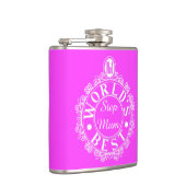 No.1ワールドステップマ最高のムムホワイトクラシックオンピンク フラスク (右)