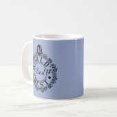 No.1ワールド最高のパパカスタムブラックラインタイポグラフィ コーヒーマグカップ (正面左)