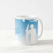 No.1波のパパ コーヒーマグカップ (正面右)