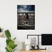 No 1836 Queen St E 2カラーバージョン ポスター (ホームオフィス)