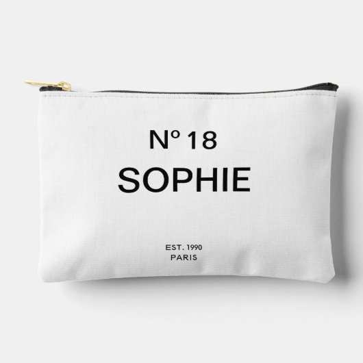 No 18 French Chic 18th Birthday Party アクセサリーポーチ (正面)