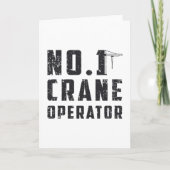 No. 1 Crane Operator Workers Construction Site カード (正面)