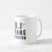 No. 1 Crane Operator Workers Construction Site コーヒーマグカップ (正面右)