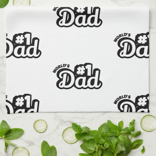 No.1 Dad キッチンタオル (折り畳み)