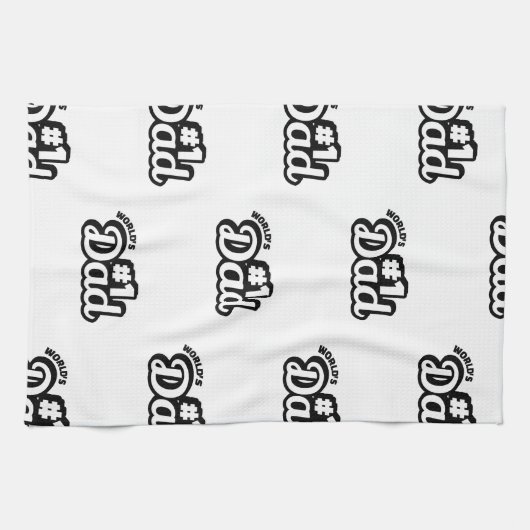 No.1 Dad キッチンタオル (横)