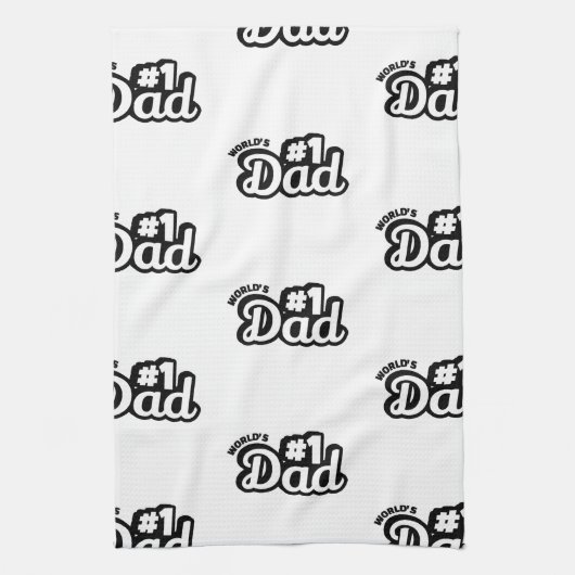 No.1 Dad キッチンタオル (縦)