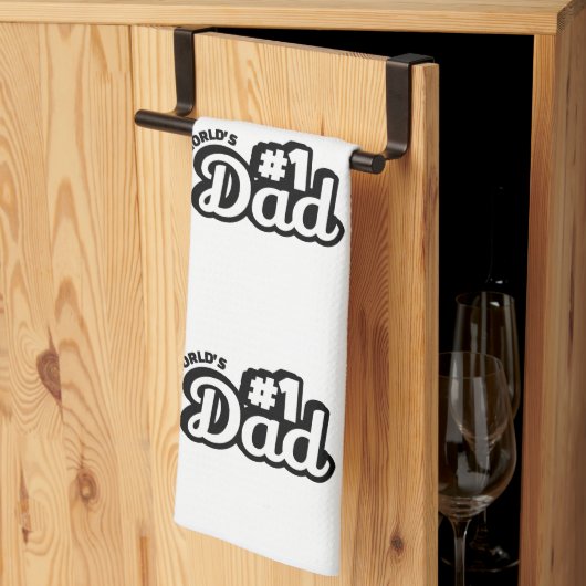 No.1 Dad キッチンタオル (三つ折り)